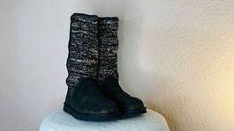 UGG Lyla Classic Leder - Strick, Grösse 38
