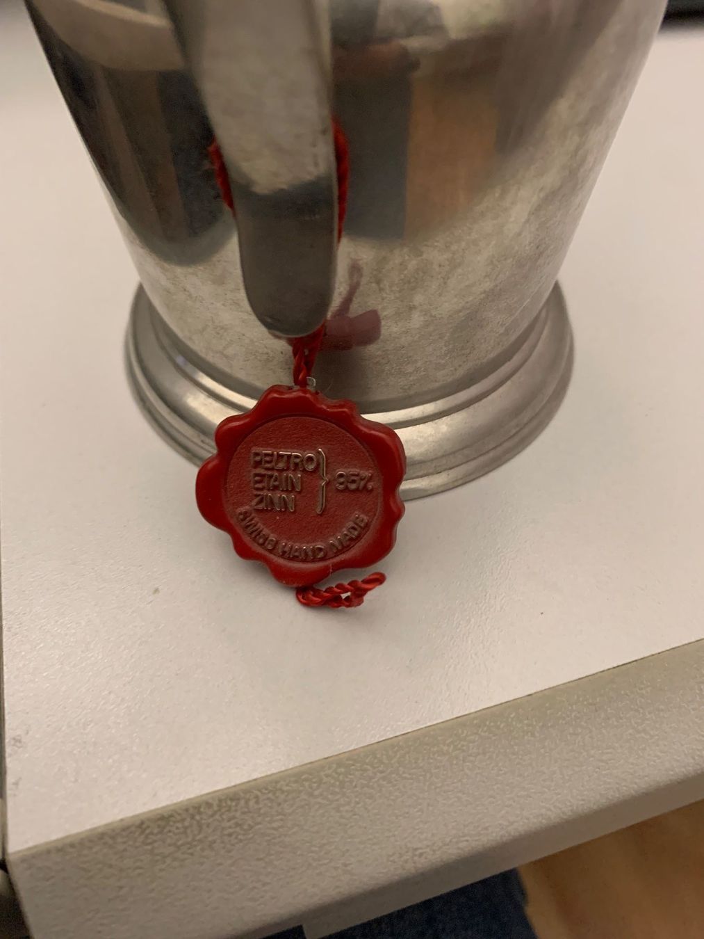 Caraffe: Waadtländer  Zinn Kanne – Usato da Worben venduto da Golftinu 2