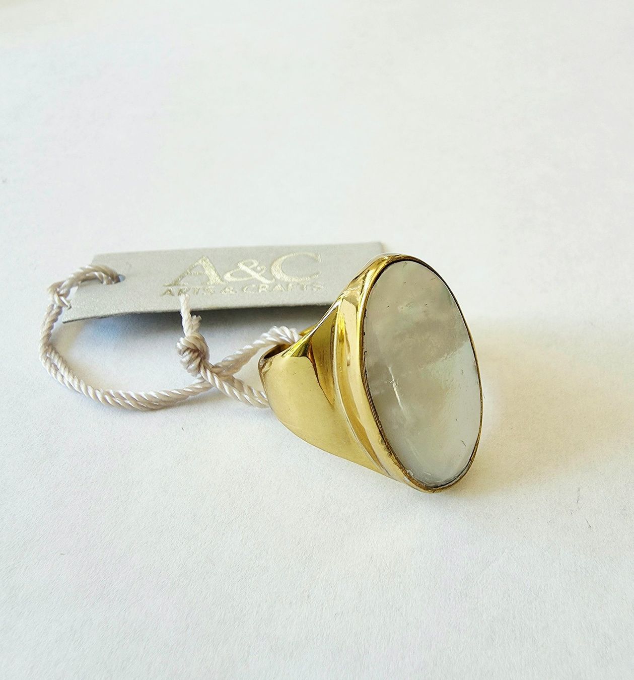 Bagues: Designer Bronz Ring mit Perlmutt - Neu – Neuf avec emballage d'origine à Uetikon am See par Springdream 1