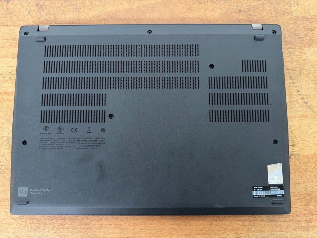 Lenovo Notebooks: Lenovo ThinkPad T14 Gen 3 Type 21CF – Gebraucht aus Schlieren von pat_7d52 2