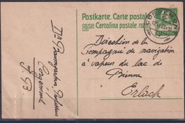 C55) Postkarte Stempel Corgemont