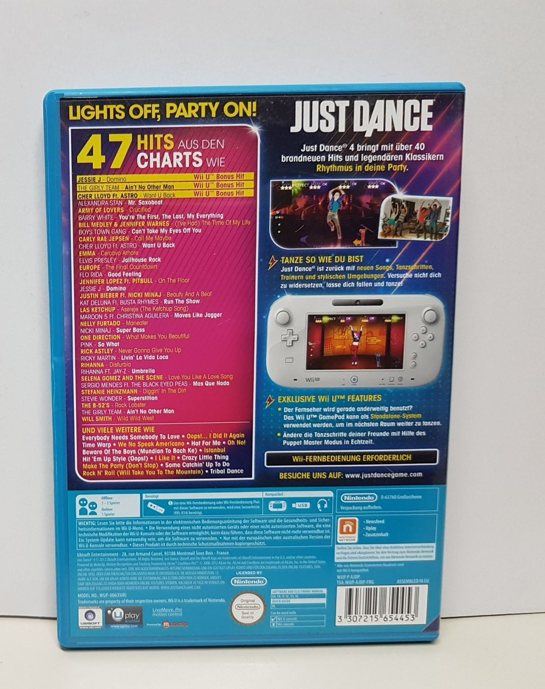 Nintendo Giochi: Just Dance 4  über 40 Heisse Hits  Wii U – Usato da Schüpfheim venduto da Games_Spielkonsolen 2