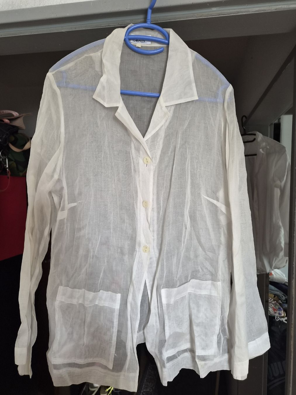 Camicette: Renata Gibaldi, transparente Bluse Gr. 44 – Usato da Frenkendorf venduto da Moon111