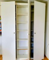 Stabiler Büroschrank weiss mit Regalen