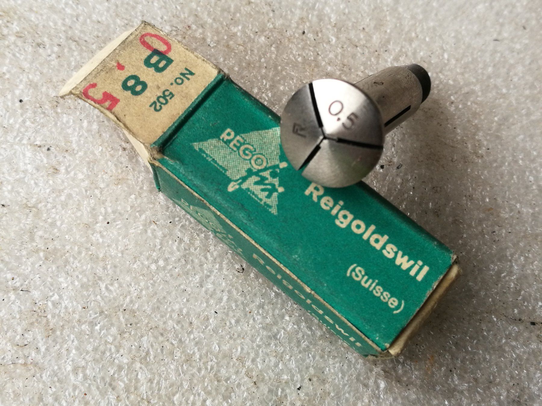 Schaublin Tutte le macchine: Schaublin B8 Zange 0.5   **NEU** – Nuovo e nell'imballaggio originale da Niederdorf venduto da salti