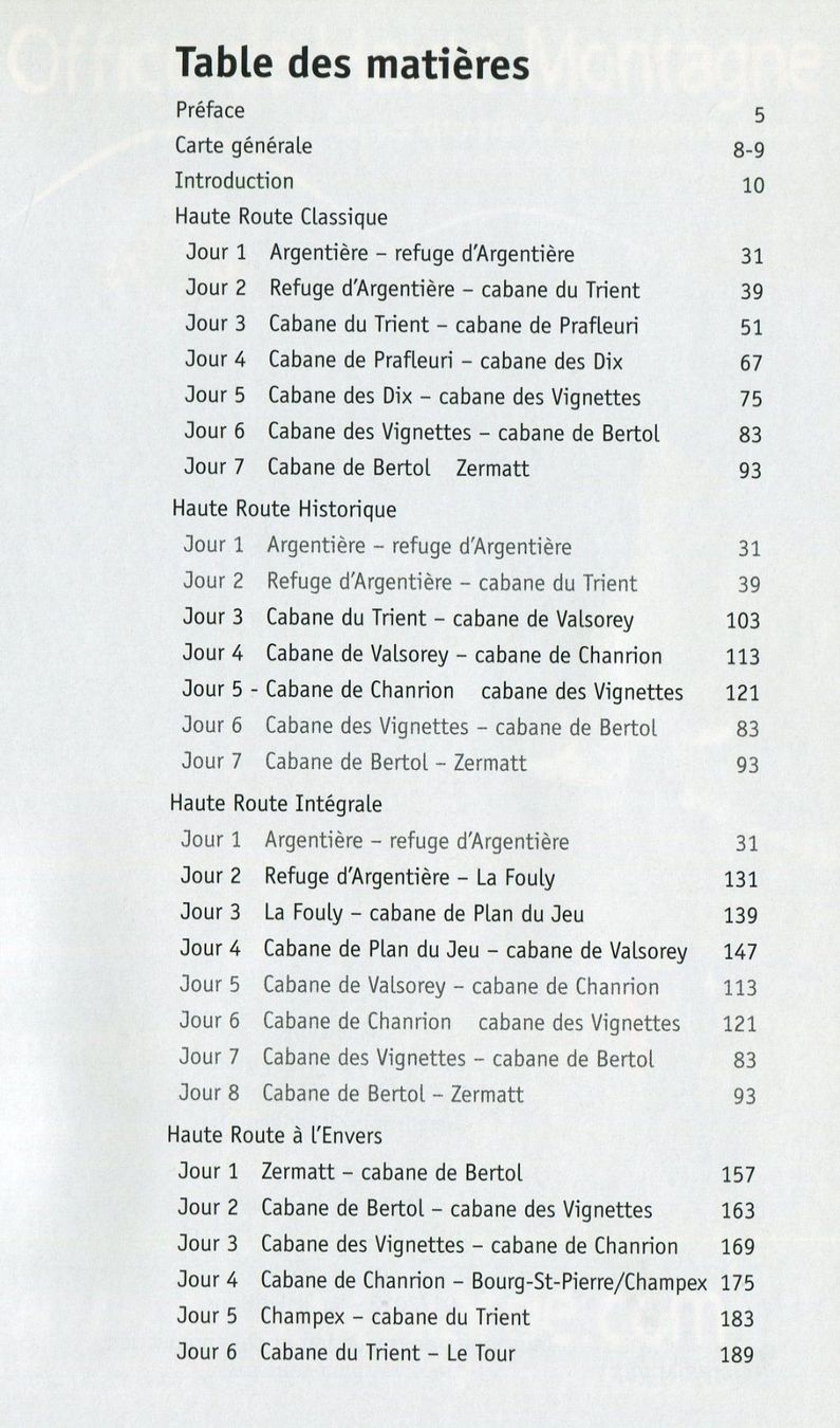 Bücher: HAUTE-ROUTE :  Chamonix > Zermatt et V.V. – Gebraucht aus Les Avants von soyouz63 2