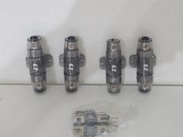 4 x Ground Zero GZFH 1.20 IL-MANL Mini ANL Sicherungshalter