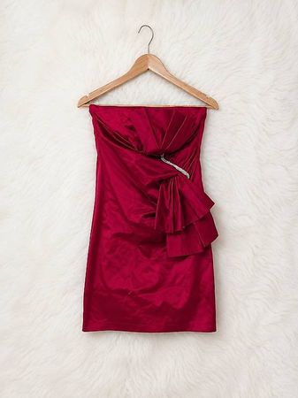 Cocktailkleid, weinrot