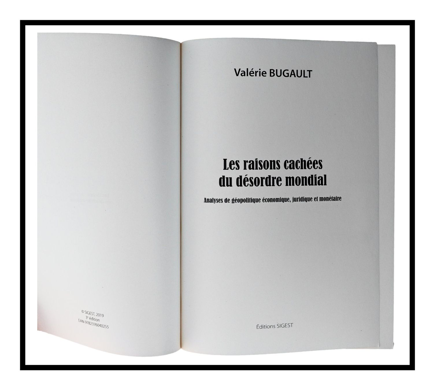Libri: LES RAISONS CACHÉES DU DÉSORDRE MONDIAL "Valérie Bugault" – Nuovo (secondo la descrizione) da Onex venduto da gonsla 4