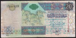 Libyen 20 Dinars 2002