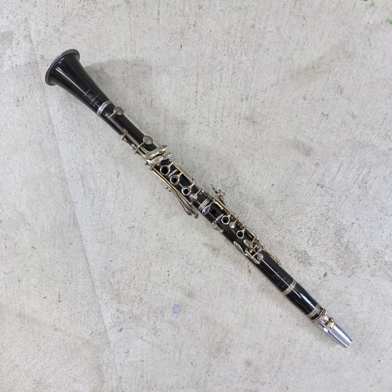 Strumenti musicali: Alte Ebonit Klarinette, Modell Console – Usato da Basel venduto da Brocki-auf-dem-Wolf