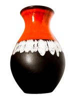Carstens Tönnieshof 5002-20 Austria vase vintage 1970 orange