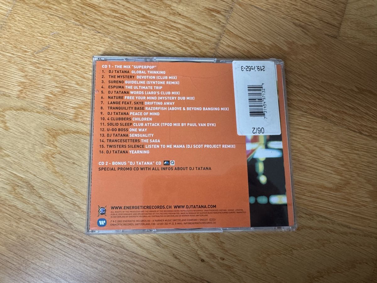CD: DJ Tatana Superpop 2 CD  – Usato da Zürich venduto da wtpooh 1