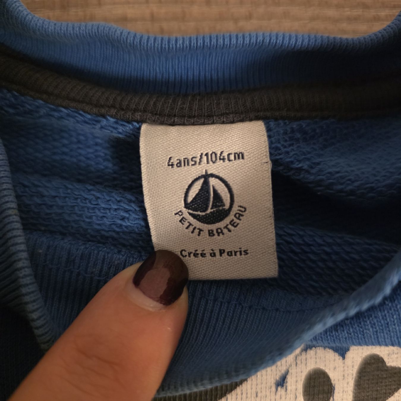 Petit Bateau Pullover & Sweatshirts: Petit Bateau Pullover Blau Gr 104  – Gebraucht aus BADEN von Sprinz 1