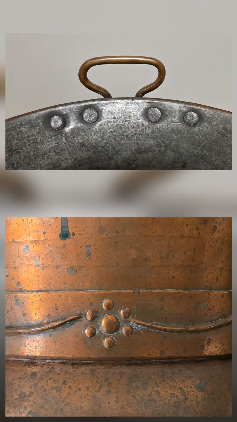 Töpfe: Antiker grosser Kupfertopf,  3,78 Kilogramm – Gebraucht aus Zürich von spin23 9