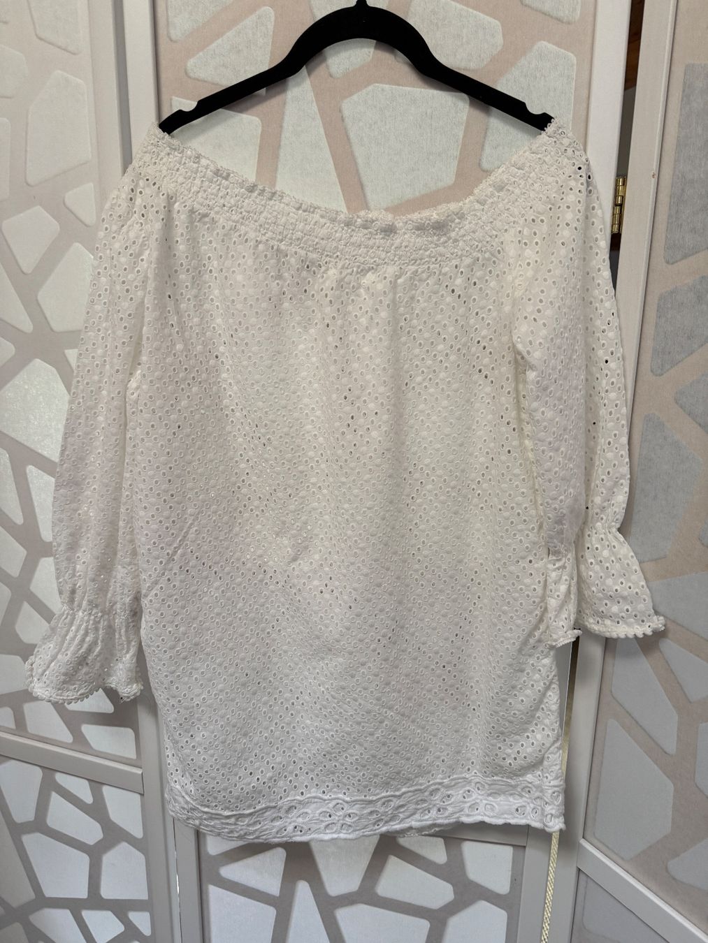 Top: Pretty white summer top – Nuovo (secondo la descrizione) da Grund b. Gstaad venduto da PlageNeigeplus