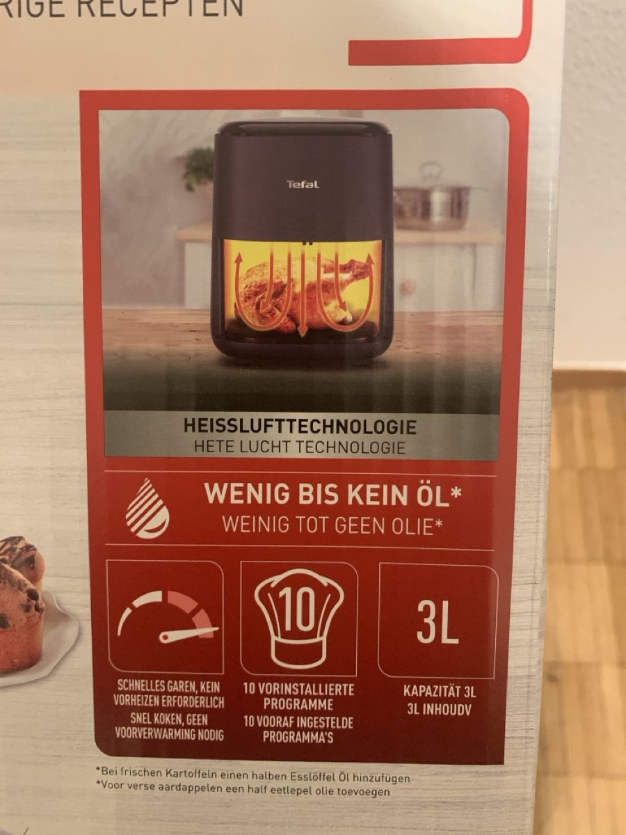 Tefal Elettrodomestici da cucina: Tefal Easy Fry Compact Heissluftfritteuse! – Nuovo e nell'imballaggio originale da Zürich venduto da dan_j9j6 5