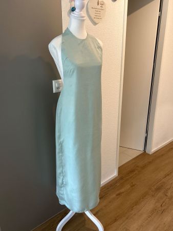 Elegantes Sommerkleid rückenfrei mintgrün