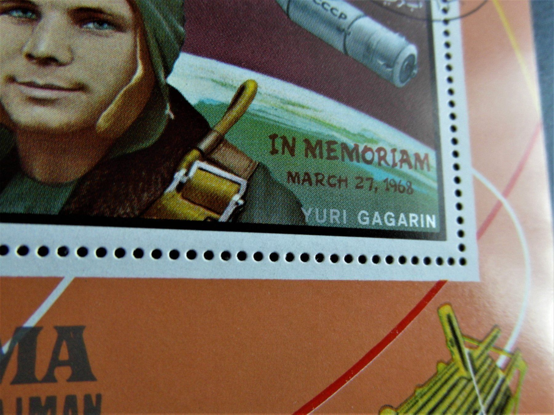 Tutti i francobolli: Raumfahrt  MANAMA   Yuri Gagarin Block – Nuovo (secondo la descrizione) da Lengnau BE venduto da Lanthemann 1