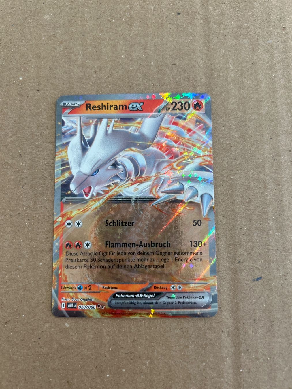 Pokémon Sammelbilder & Trading cards: Reshiram EX – Neu (gemäss Beschreibung) aus Zürich von car_rbg5