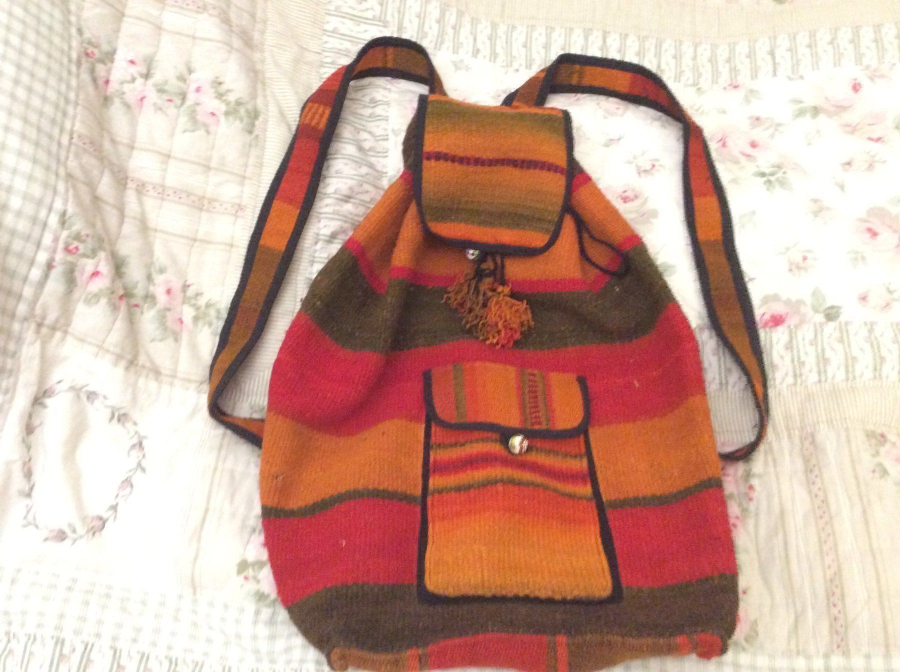 Zaini: Andean peruanischer Rucksack handgewebte – Nuovo (secondo la descrizione) da Winterthur venduto da Kristiinag