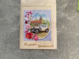 3D-Karte / Handarbeit