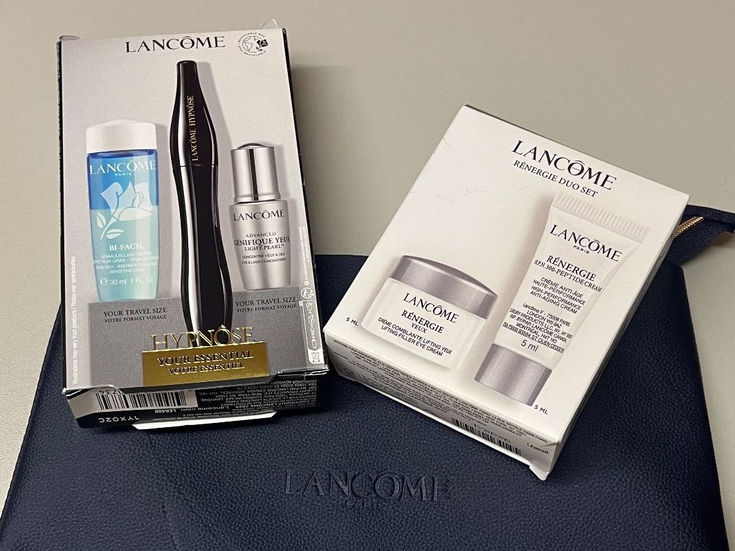 Lancôme Make-up: Lancôme-Set: Mascara Hypnose/Pflegetester & Trousse - neu! – Nuovo e nell'imballaggio originale da Niederglatt ZH venduto da karinso