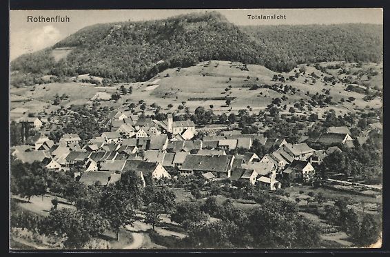 Cartes postales: Rothenfluh, Totalansicht aus der Vogelsc – D'occasion à Berlin par bartko-reher