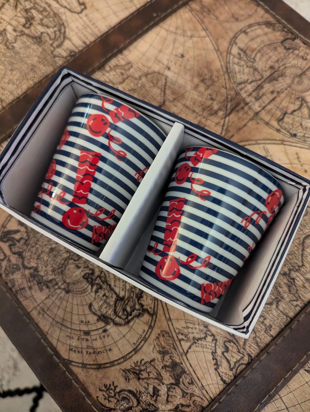 Tazze: 2x "à l'aise Breizh" coffee cups – Usato da Schlieren venduto da maseam 1