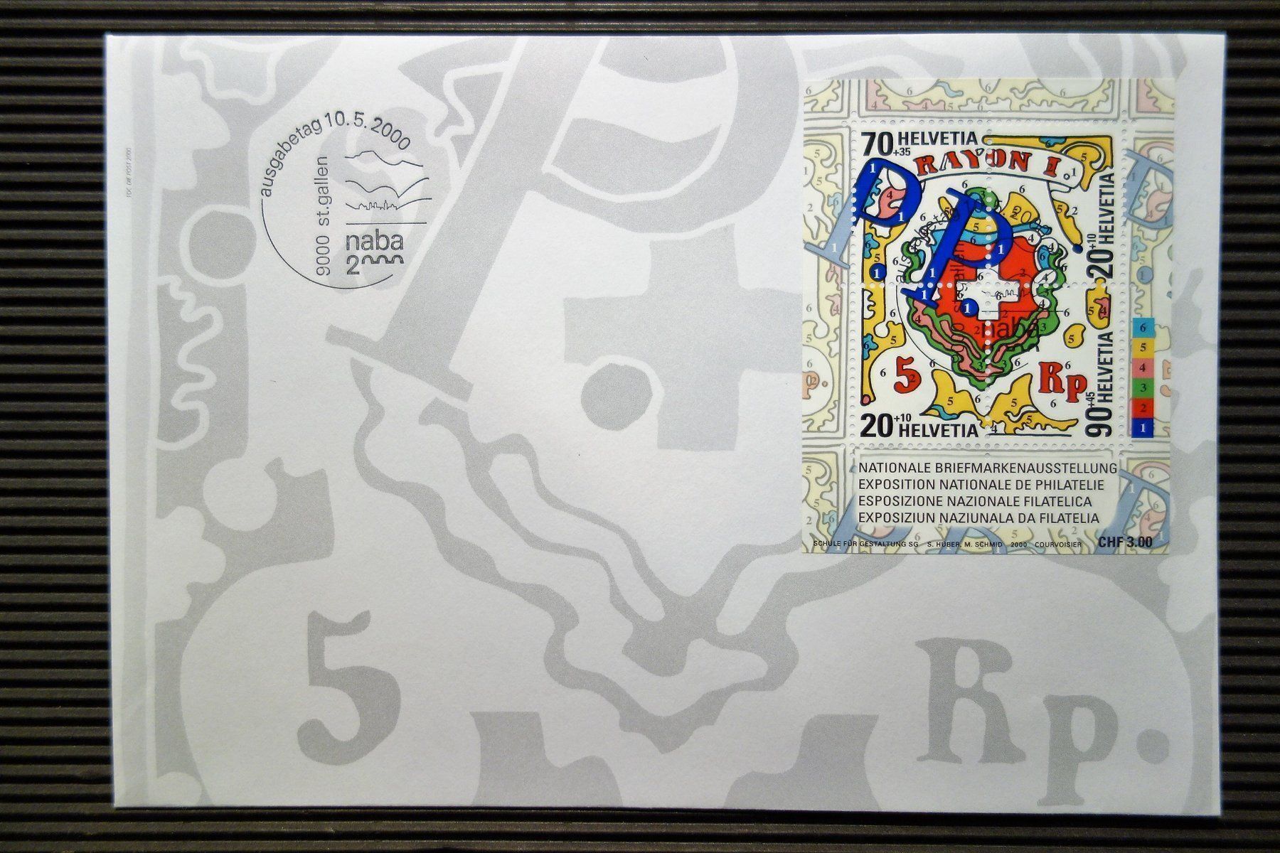 Alle Briefmarken: 2000 FDC NABA St. Gallen (Midibrief) – Neu (gemäss Beschreibung) aus Mettmenstetten von Sutasso