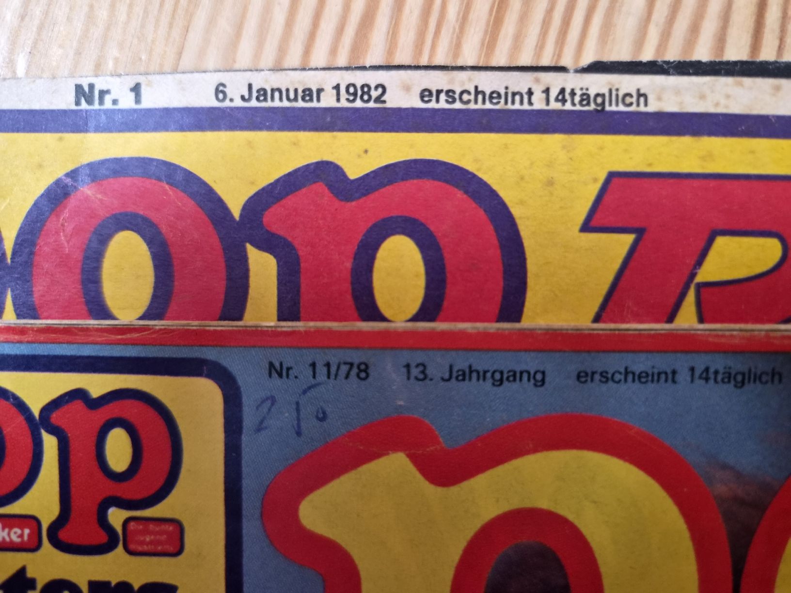 Zeitschriften & Magazine: 25 POP Magazine 1978 - 82 – Gebraucht aus Moosseedorf von wau69 7