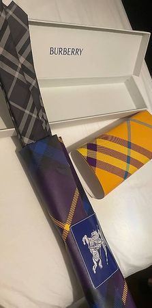 Burberry Kravatte original karriert Männer fabrikneu