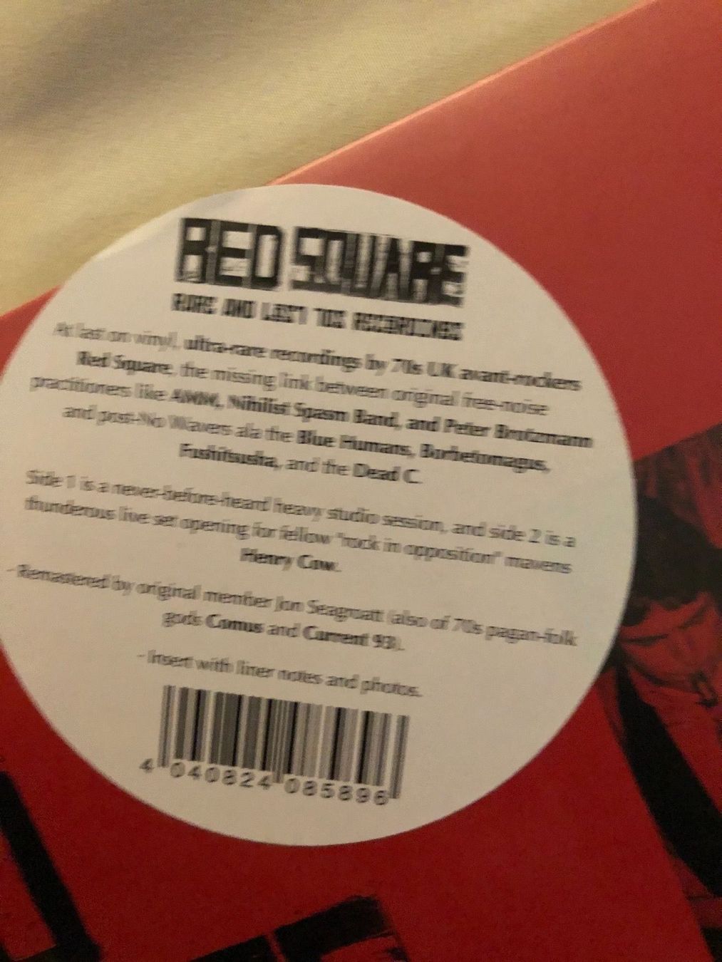 Dischi in vinile: Red Square rare and Lost Recordings 1970 – Nuovo (secondo la descrizione) da Zürich venduto da manuunited 2