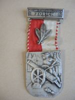 1948 Schweiz Schützenfest Auszeichnung Medaille Kranz Zürich