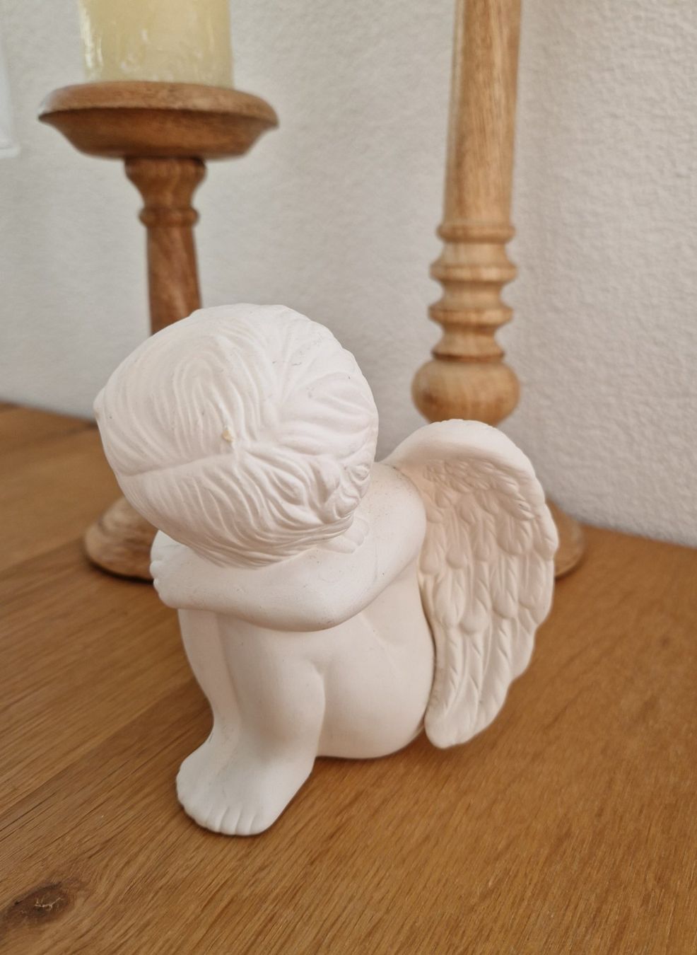 Statuette: Engel schlafend/sitzend/geborgen – Usato da Siblingen venduto da Vany_McDougall 4
