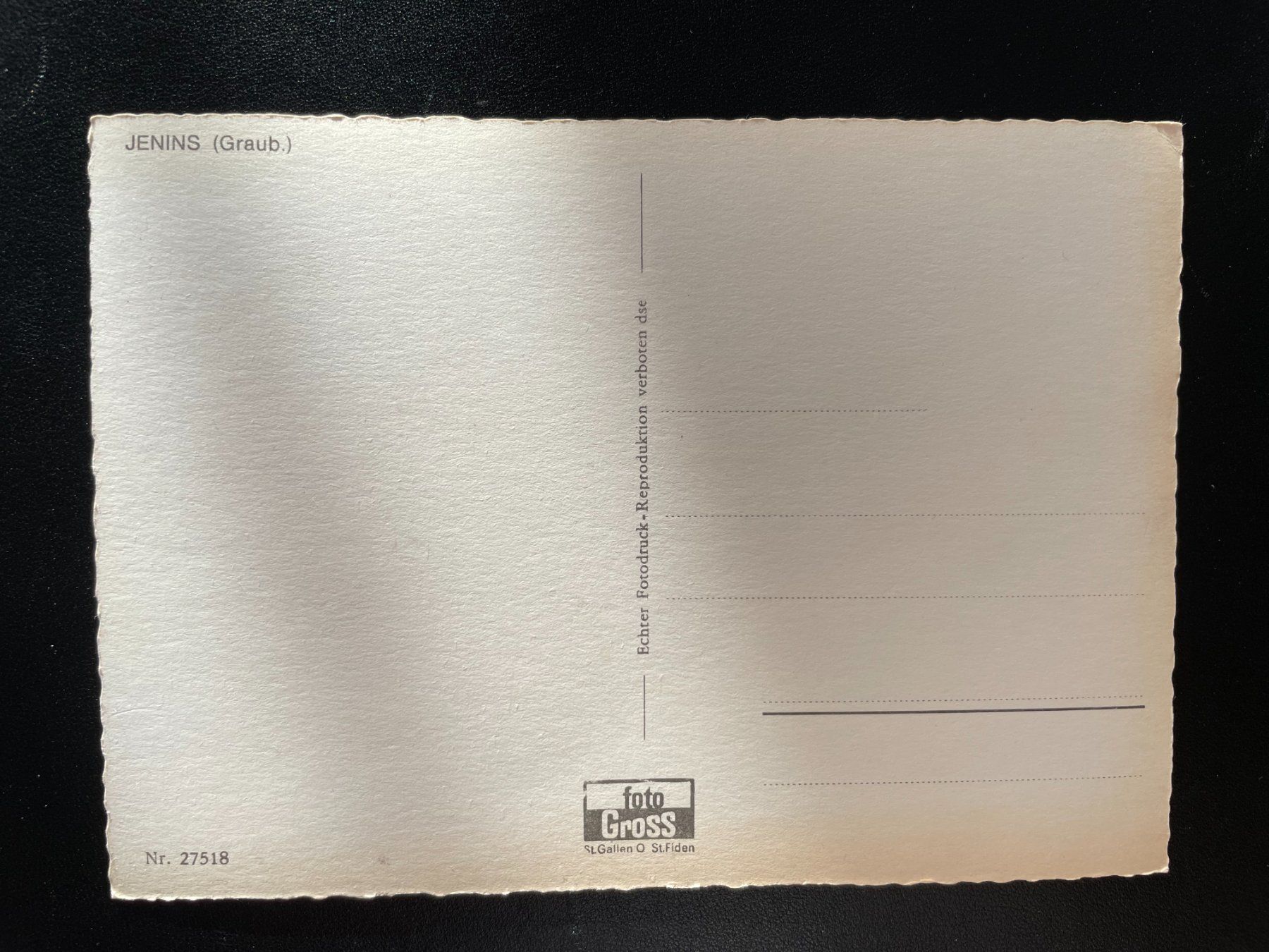Cartoline postali: AK GR Jenins, Weinlese – Usato da Thal venduto da Danny82 1