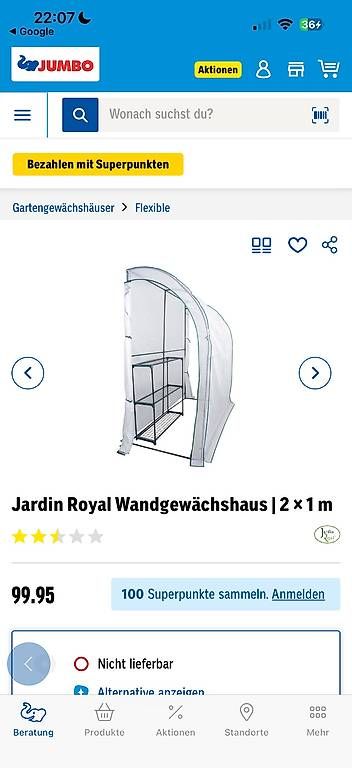 Altro: Gewächshaus Royal Gardin – Usato da Kaltbach venduto da Schraner83