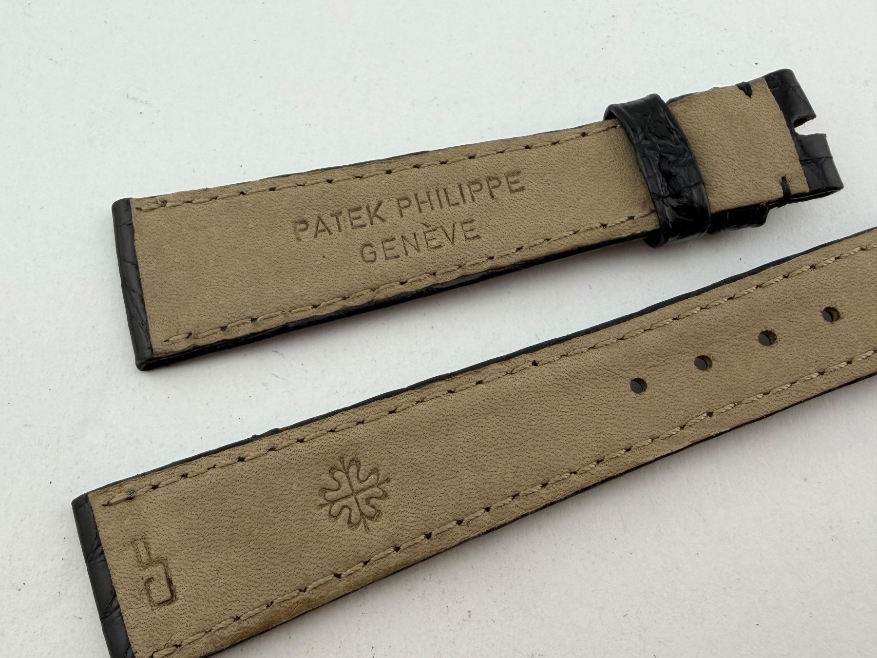 Patek Philippe Orologi: 1 bracelet en cuir PATEK PHILIPPE 18cm – Usato da Biel/Bienne venduto da MrP_WatchesBiel 4