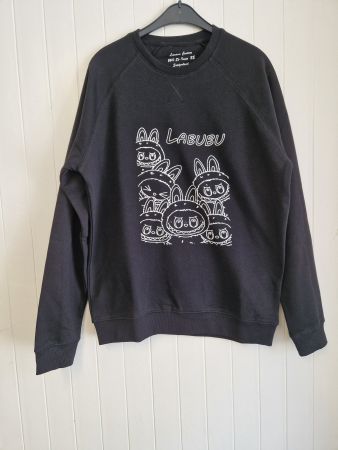 Sweat noir Labubu Taille L
