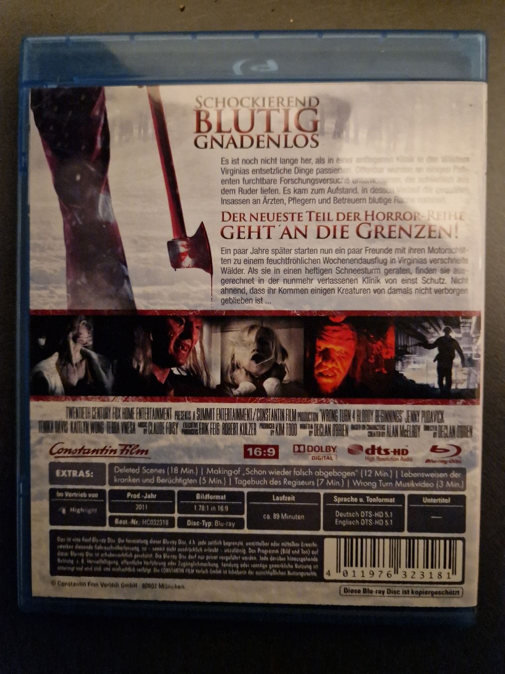 Tutti i DVDs: Wrong Turn 4, bluray, Horrorfilm – Usato da Thayngen venduto da Lan222 1