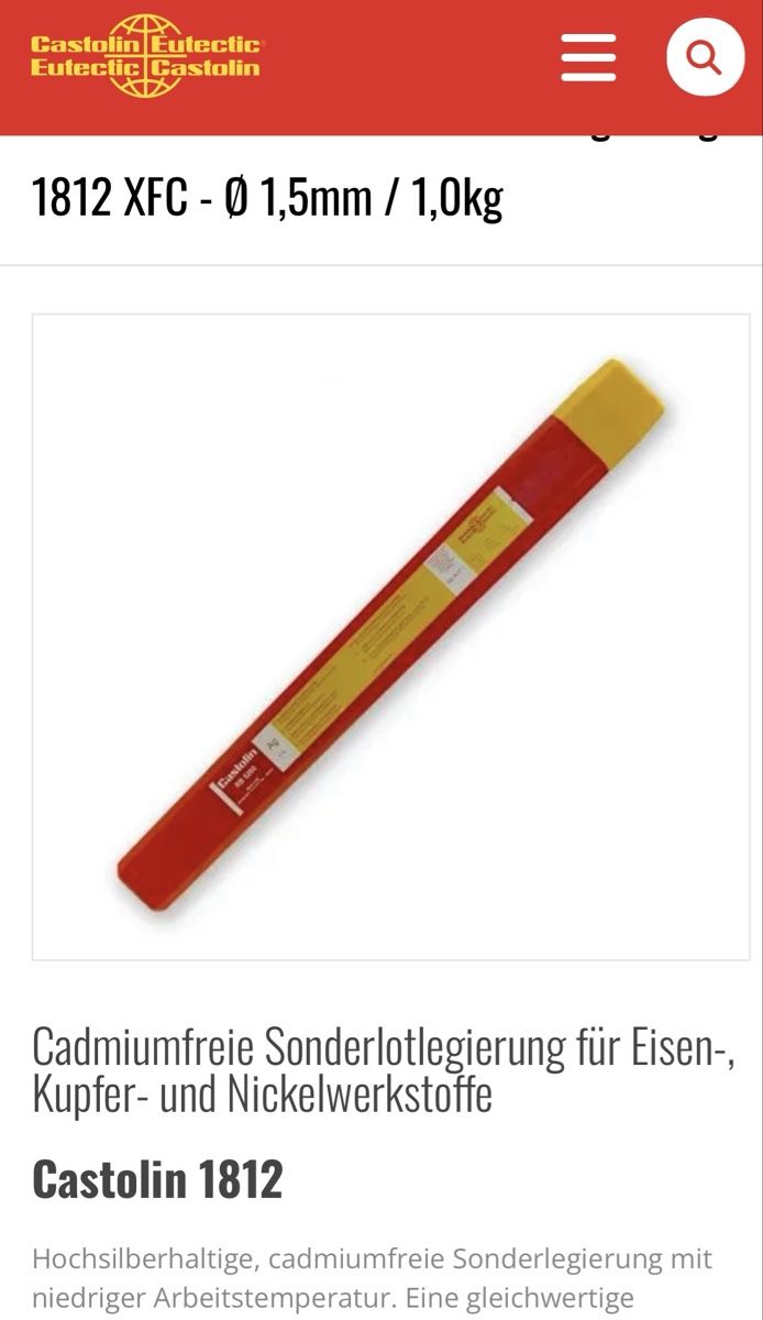 Tutti gli attrezzi: Silberlotstäbe  – Nuovo (secondo la descrizione) da Grafenried venduto da CKRi22 5