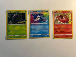 Pokémon (Kyogre & Bulbasaur & Ho-oh ) selten