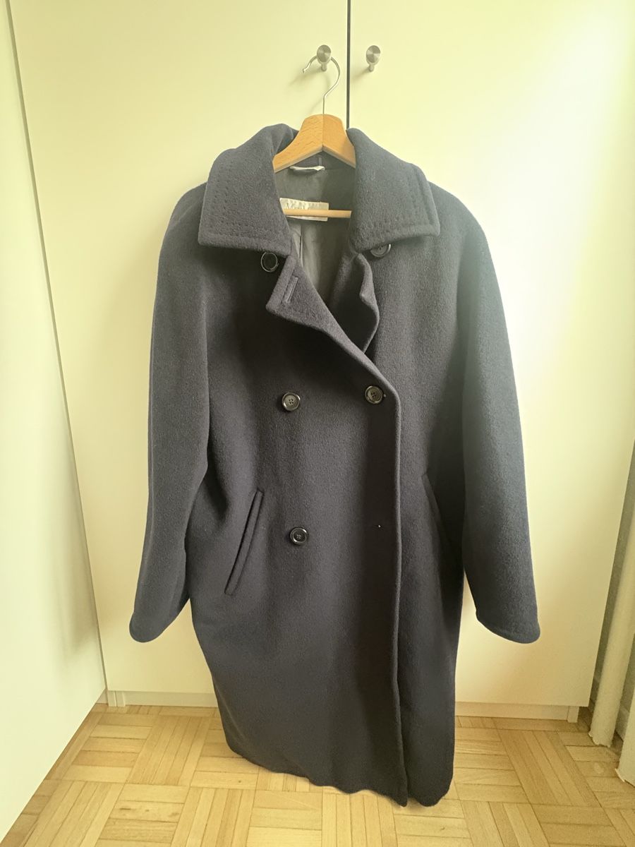 Max Mara Cappotti: Dunkelblauer wunderschöner max mara mantel – Usato da Zürich venduto da ritzo1 1