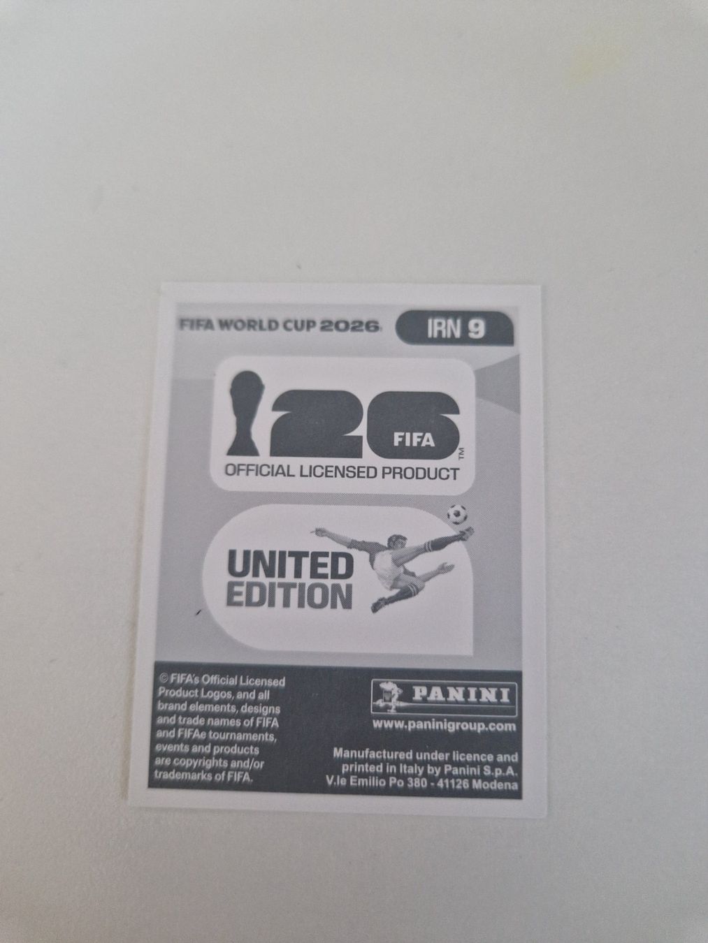 Panini Cartes à collectionner: Panini Sticker IRN9 – Neuf (Voir description) à Stüsslingen par white_angel86 1