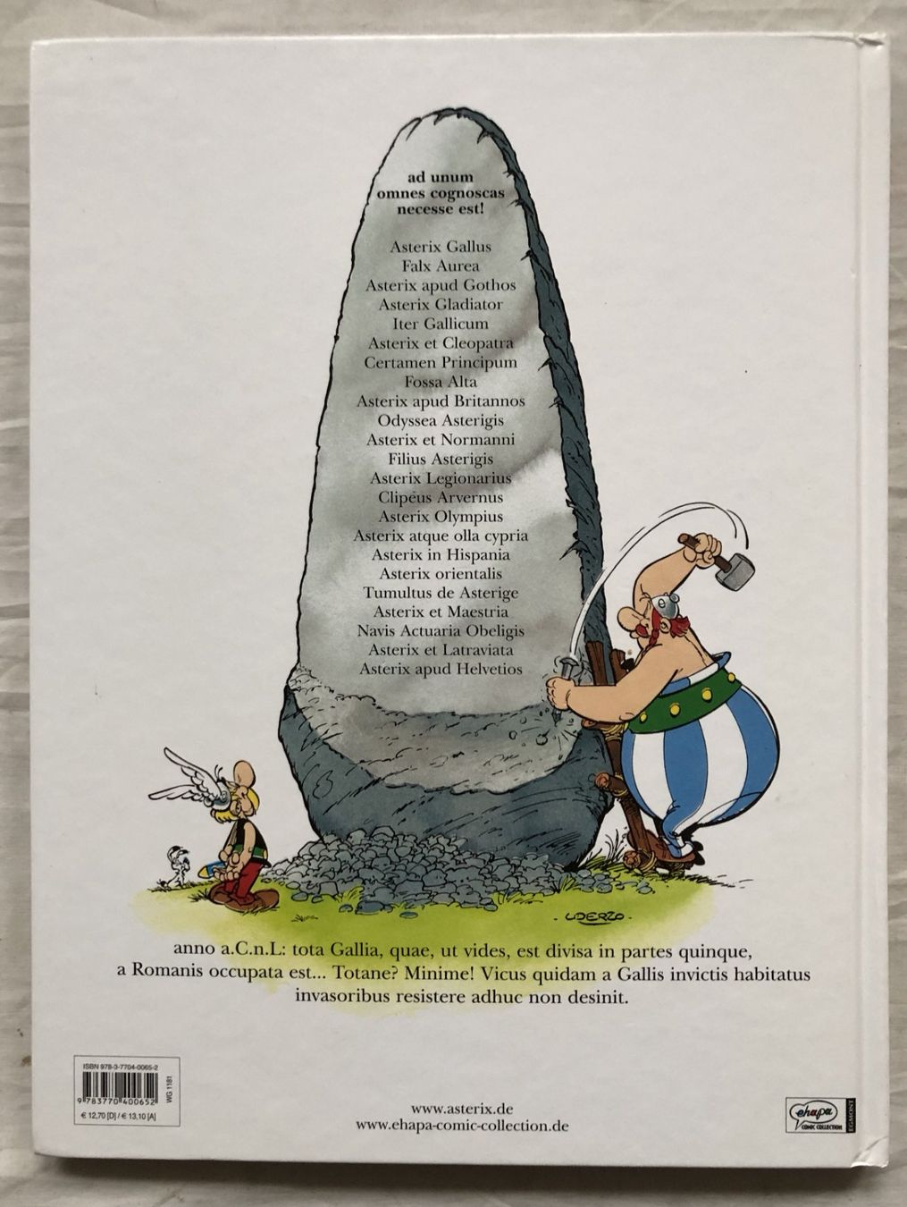 Fumetti: ASTERIX - Latein - Band 5 - ASTERIX OLYMPIUS - Hardcover – Usato da Schaffhausen venduto da durruti 5