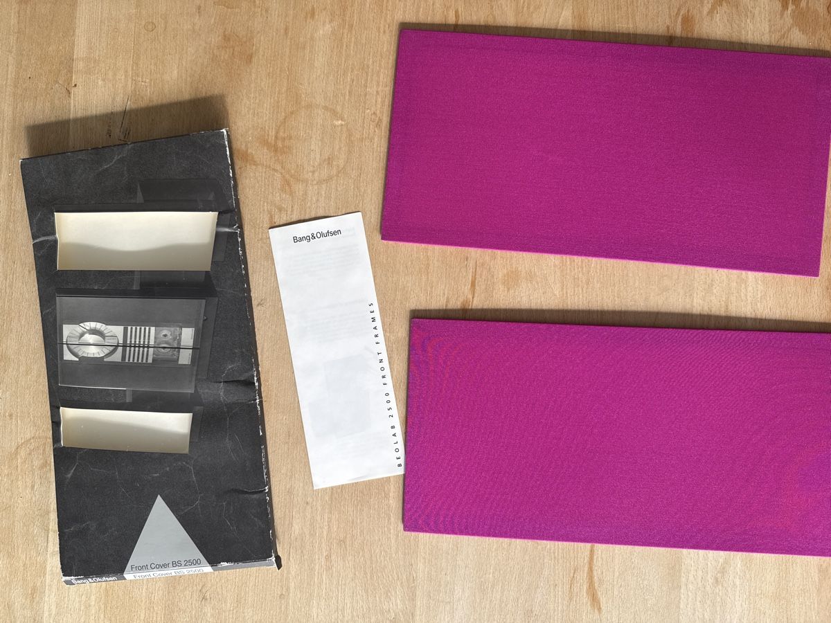 Bang & Olufsen Casse acustiche: Bang & Olufsen Beolab BS 2500 Front Cover Panel – Nuovo (secondo la descrizione) da Muttenz venduto da dav_t52f