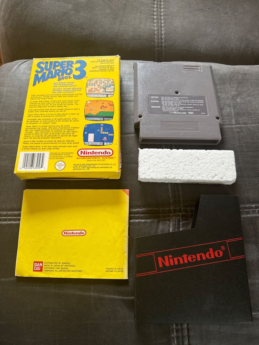 Nintendo Giochi: Super Mario bros 3 Nes Boîte complet – Usato da Lausanne venduto da sauvezretrogames 1