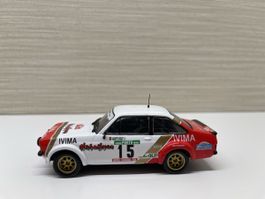 Modellauto 1:43 Ford Escort Mk2 Rally weiss/rot gut