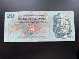 Billet Tchéquie 🇨🇿 1970