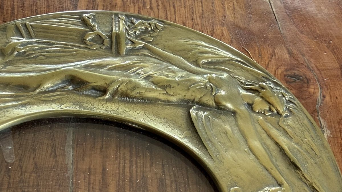 Cornici: Jugendstil Bronze Rahmen – Usato da Riedholz venduto da Frettchen63 6